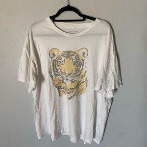 American eagle tiger graphic t shirt